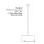 Luminaire suspendu tambour 3 lumières