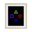 «Game Game Shapes», reproduction encadrée sous verre, conception de Kim Allen-2121001251-2121001262