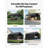 Carport Car Canopy 12x20FT Heavy Duty Outdoor Car Shelter with Sidewalls-111362158