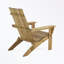Chaises Adirondack à structure en bois avec pieds robustes-102941039