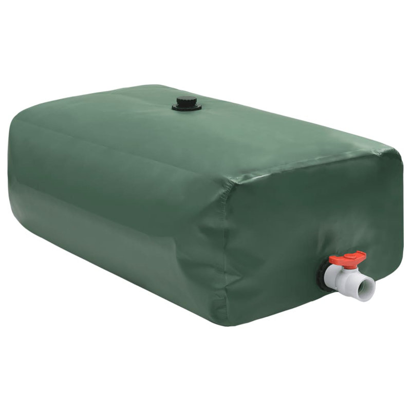 Symple Stuff PVC Rain Barrel, 275L, green