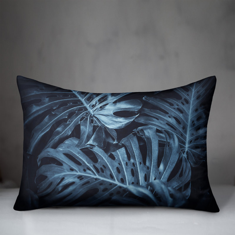  Housse et insert de coussin rectangulaire Moody Palms