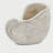 8.5x5.5x6.3" Sand and Cement Nautilus Shell Planter with Textured Beige Finish