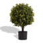Boule de protection contre les rayons UV topiaire pour l'intérieur et l'extérieur vente chaude plantes artificielles verdure décoration en pot 55 cm 2 pièces / ensemble-1095899355