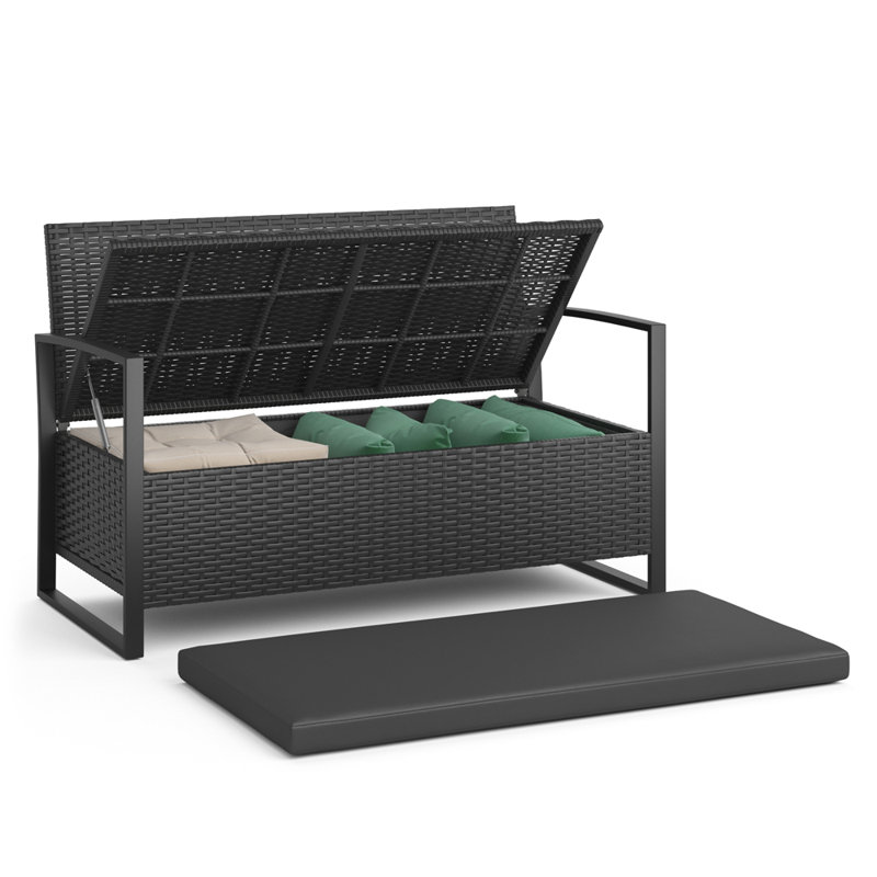 Kahutia 117 cm W Loveseat with Cushions
