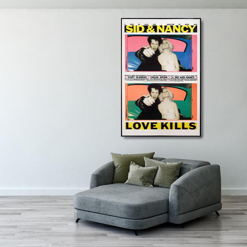 Sid et Nancy, H 40 po x l 27 po