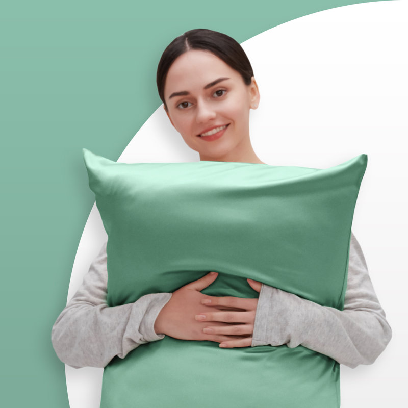 Sateen, Queen, Light Green