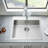 Edgewater 25'' L Single Bowl Stainless Steel Kitchen Sink