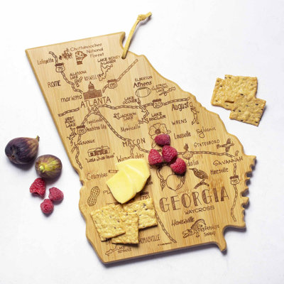 Planche à découper et servir en bambou Destination Georgia