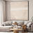 Muted Neutral Abstract Minimalist Illustrations Extra Large Framed Wall Art - Digital Print (Frame Assembly Required)-106812549