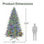 Sapin illuminé 12 pi