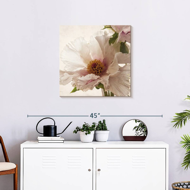 Harnek pivoine translucide V, 24" H x 24" W