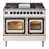 Blanc antique / bronze