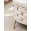 Repose-pieds rond avec rangement Cristen-567905240