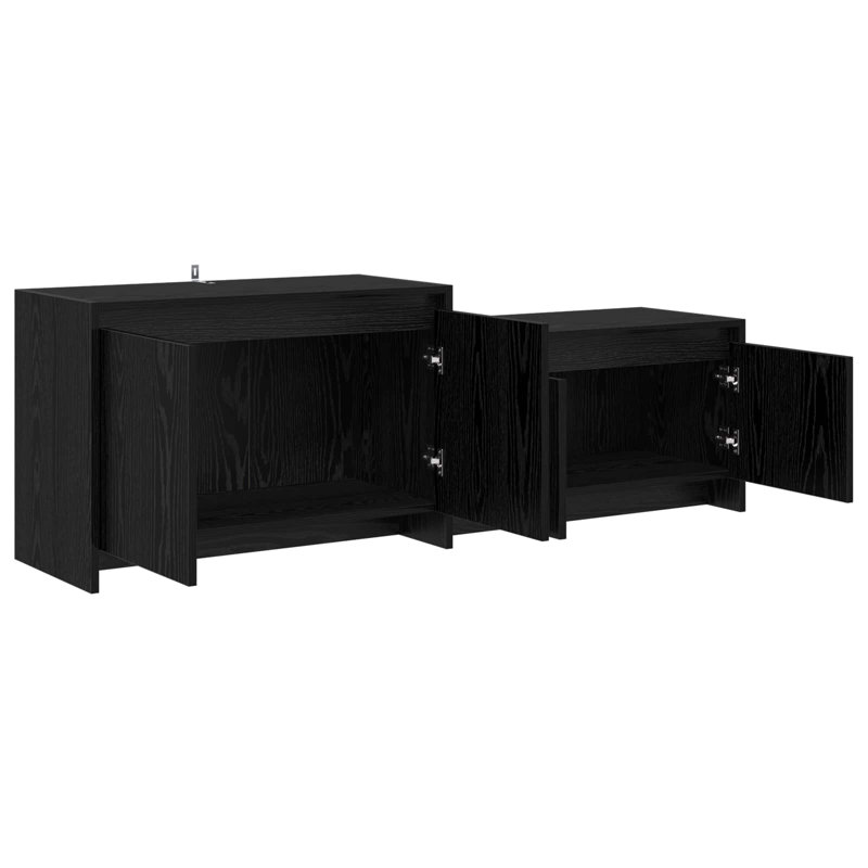 TV Stand for TVs up to 65", Black Oak