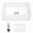 Farmhouse Apron-Front Kitchen Sink Single Bowl White