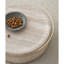 Table basse - 39,37 po - ronde - faux travertin texturé - sans assemblage - pour le salon