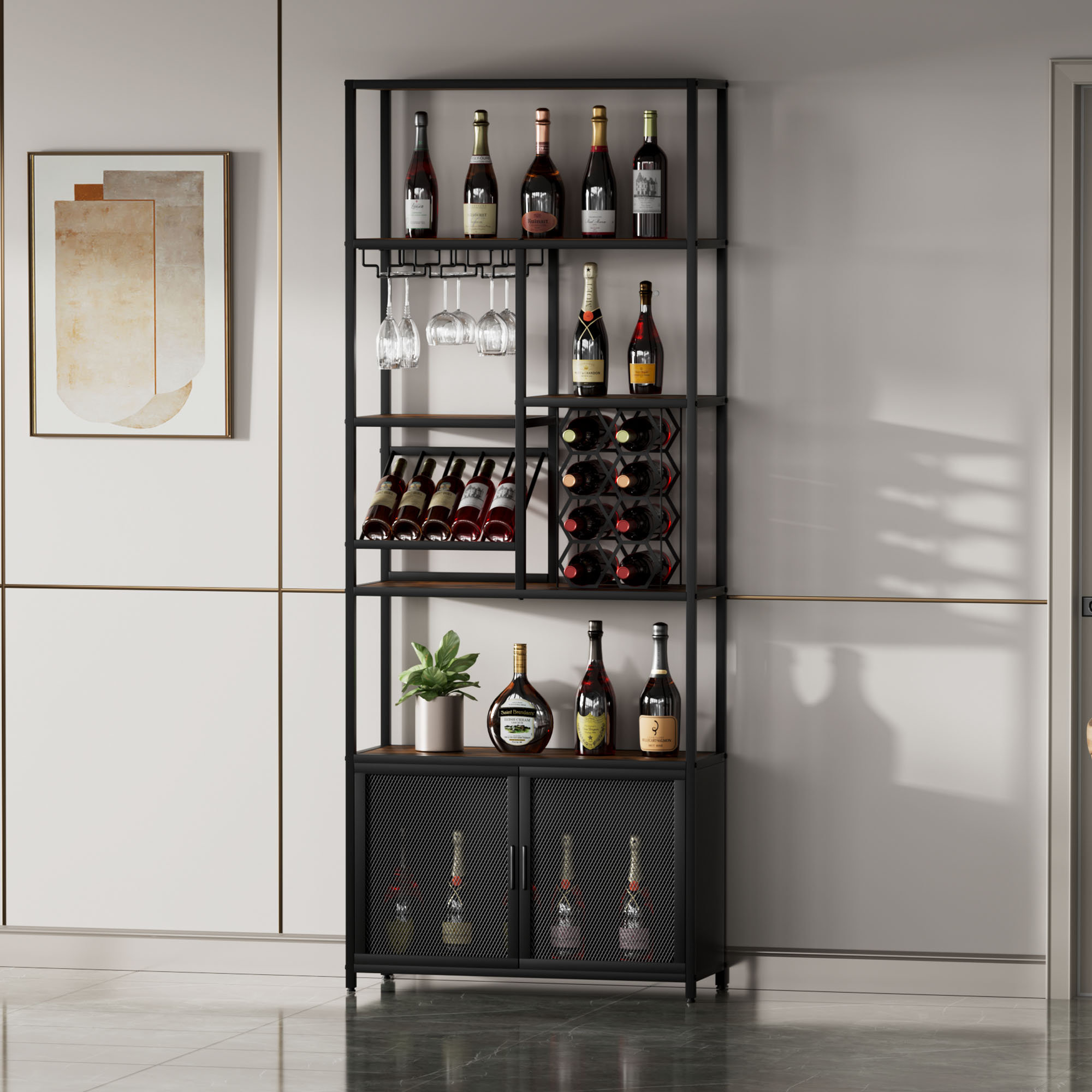 Red Barrel Studio® Jermarkus 31.5'' Bar Cabinet | Wayfair