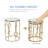Forsythe Glass Top Nesting Tables