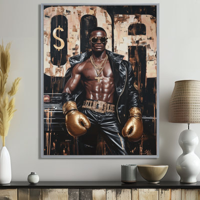 «Boss Fighter African American Man II» - Décoration murale homme