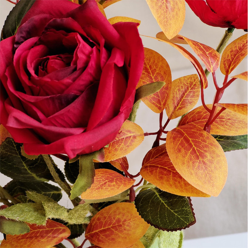 Centre de table Roses en pot