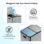 Stainless Steel 30 Litre Step On Multi-Compartments Trash & Recycling Bin-117228529