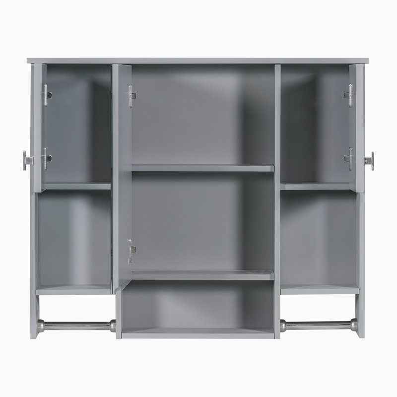1 meuble-lavabo simple avec comptoir Lazos, Gris