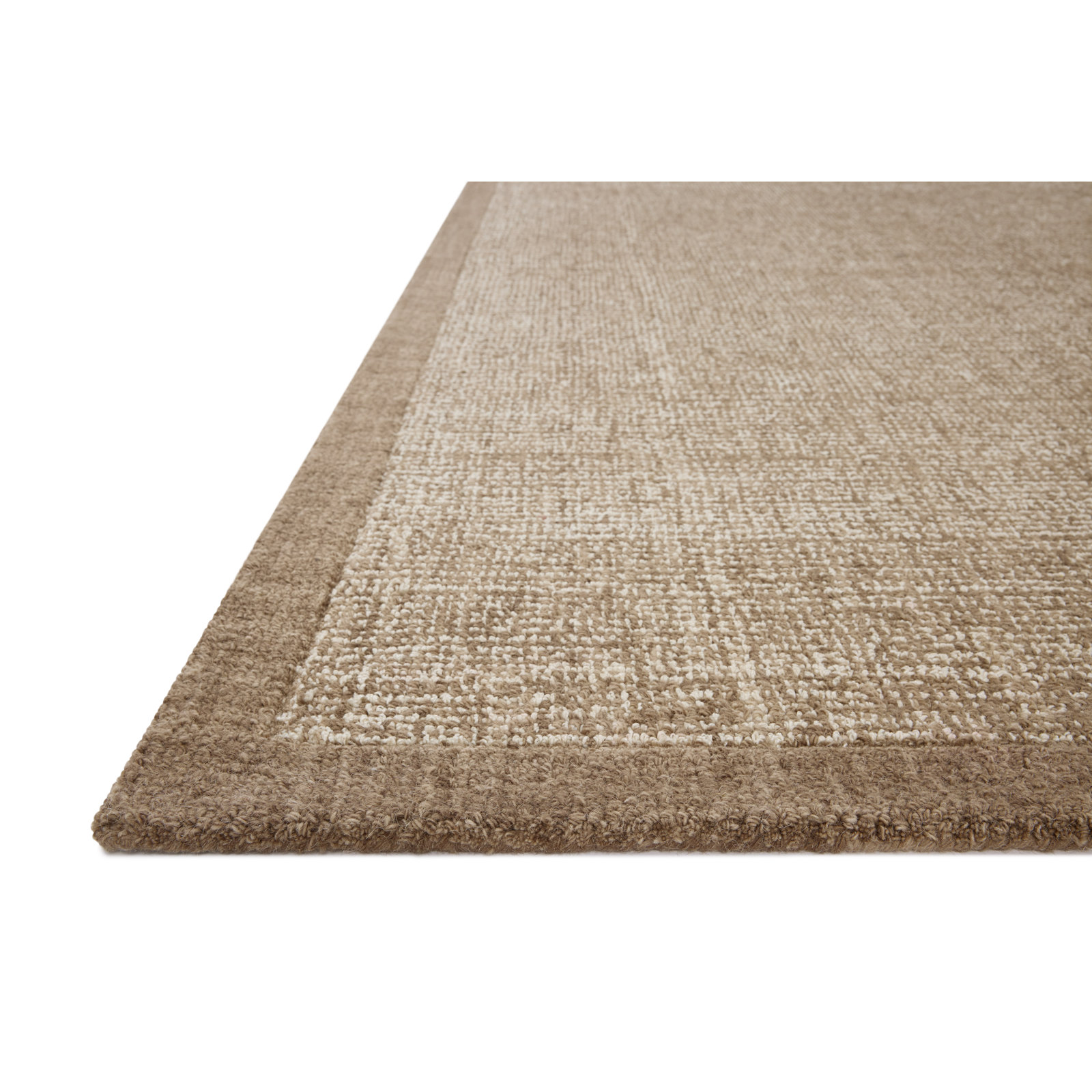 Henley Ivory / Brown Area Rug, Rectangle 8'6" x 11'6"