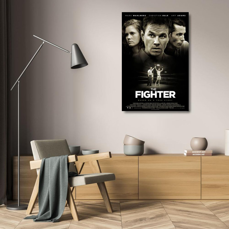 The Fighter, 24" H x 16" W