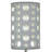 Dual-Layer Shade Table Lamp With Customizable Lighting And Sturdy Metal Base