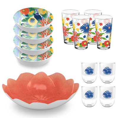 Piece Melamine Dinnerware Set - Service for 4