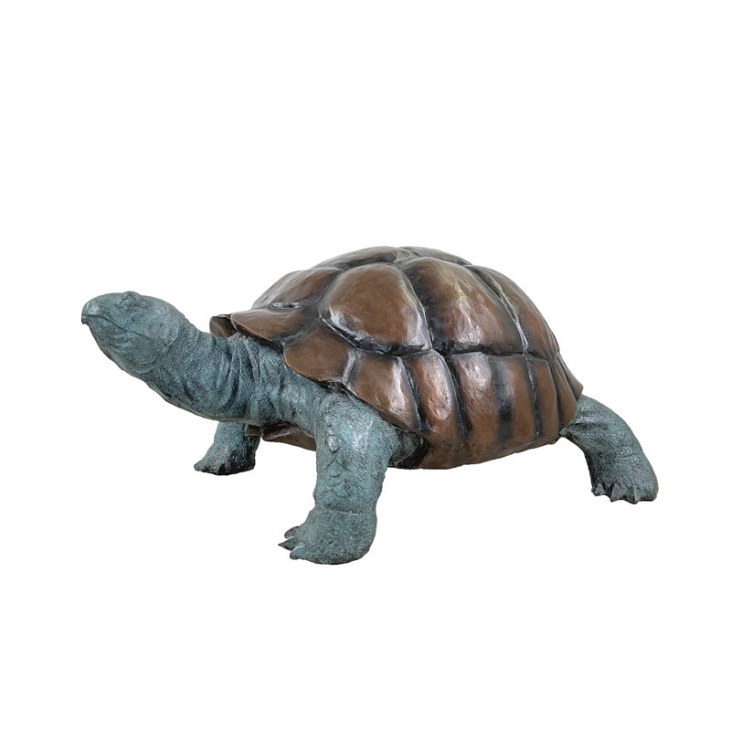 Sculpture bronze grande fontaine de tortue