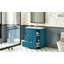 Meuble-lavabo 30 po avec lavabo en céramique, meuble-lavabo simple autoportant avec quatre tiroirs, meuble de rangement moderne pour la salle de bain, idéal pour la maison