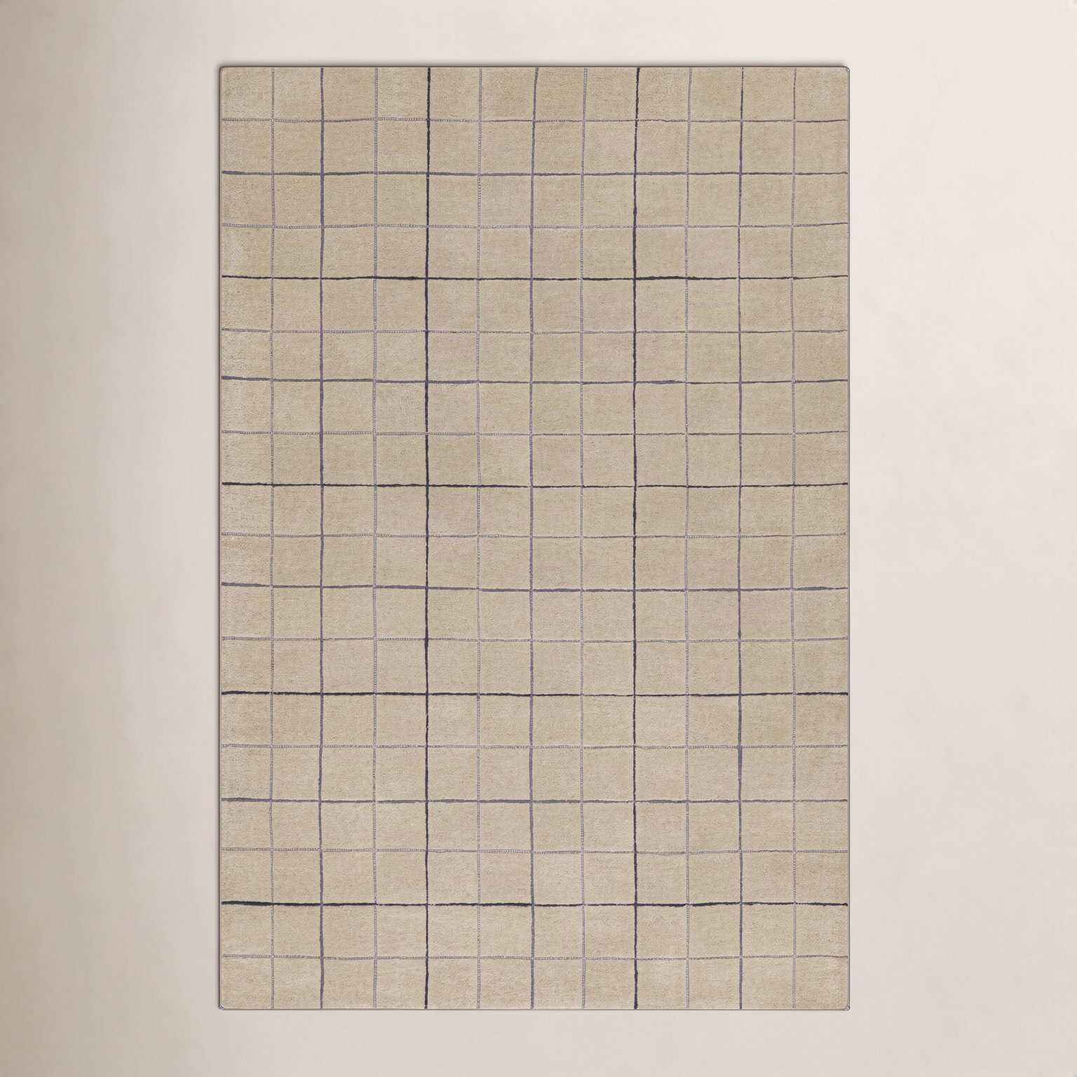 Mallory Hand-Woven Gray Geometric Area Rug, Rectangle 8' x 10'