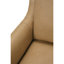 Chaise pivotante en cuir Madeline