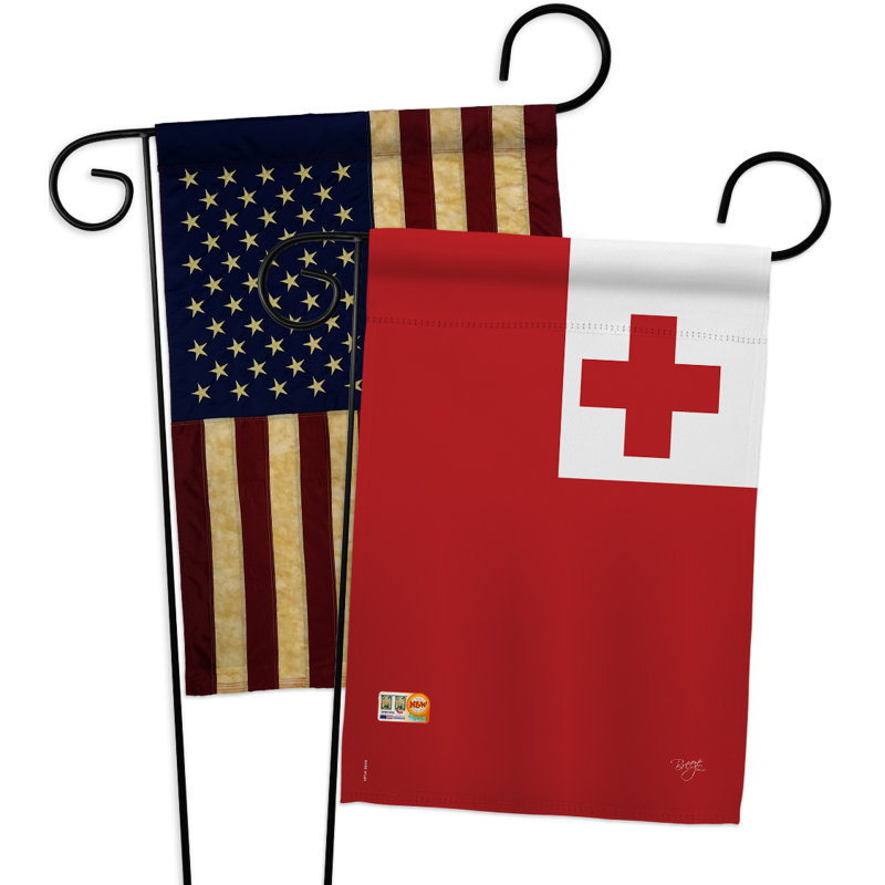 Double Sided 18.5'' H x 13'' W Polyester Garden Flag
