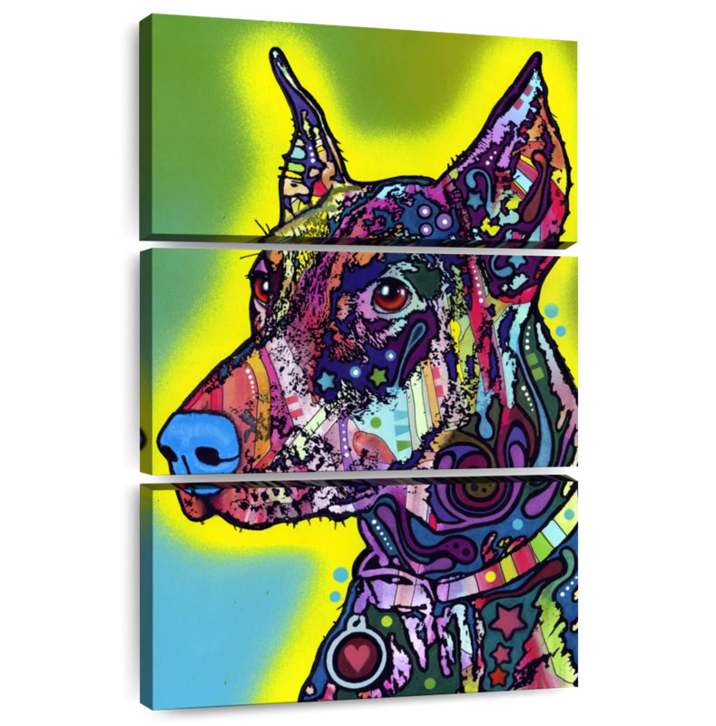 Doberman coloré Brampt, H 38 po x l 24 po