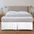 16" Bed Skirt Easy Fit Tailored Quadruple Drop Pleated Brushed Microfiber Bed Skirts-133141345-133141351