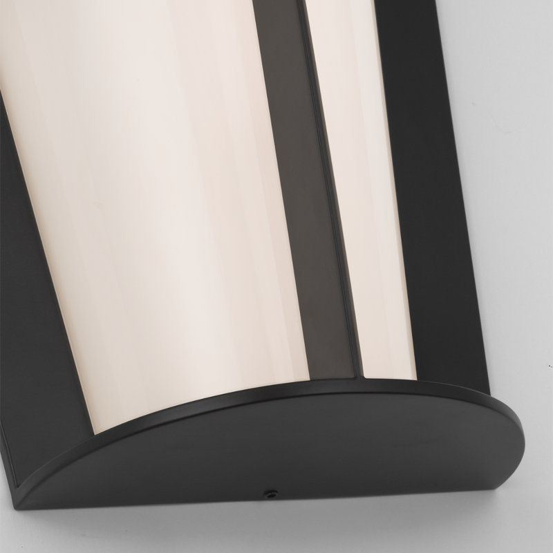 Barbara Barry Phinn 12" Tapered Sconce, Steel, Modern Iron