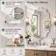 Miroir mural ovale à vagues-424083131-424083135