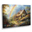Rainbow Over The Cottage Garden II - art mural arc-en-ciel-1045455537-1045455536