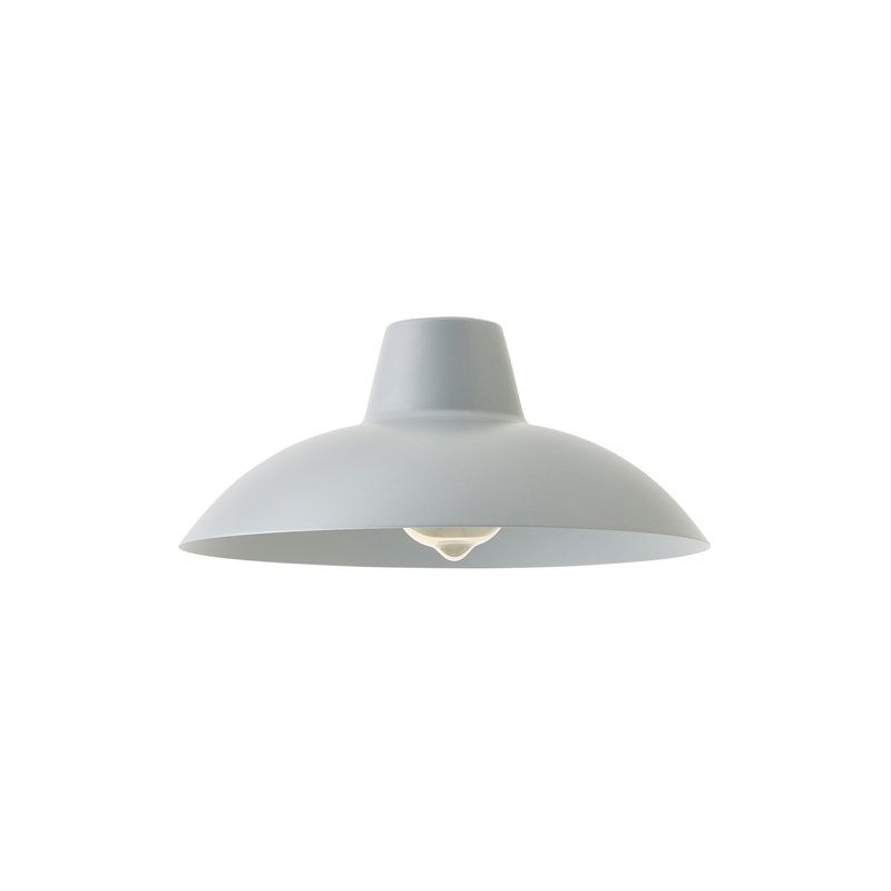 12.2cm H Metal Bowl Pendant Shade ( Clip On ), Silver
