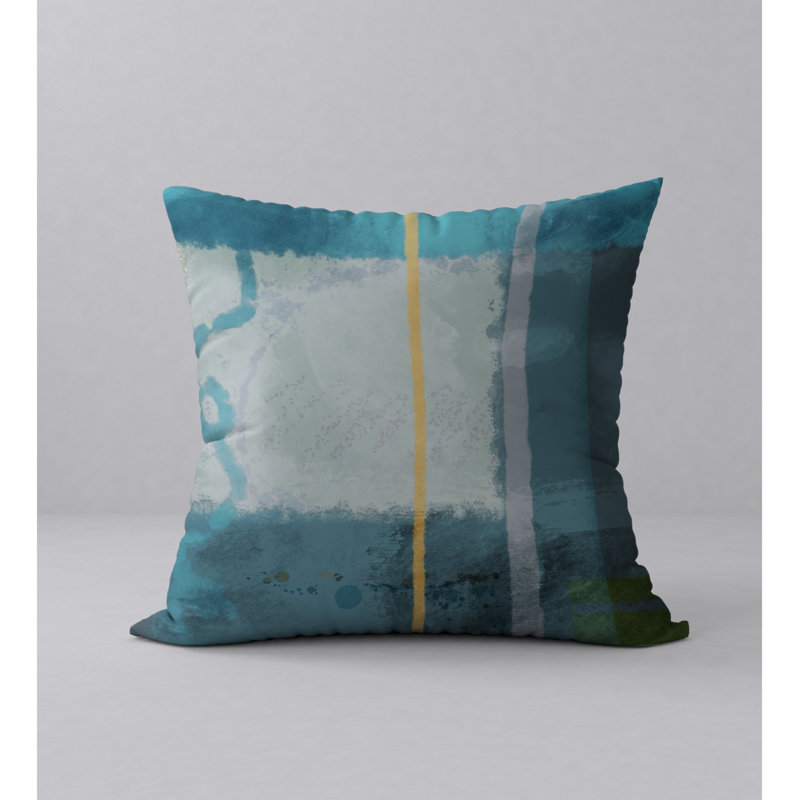 Housse de coussin décorative carrée à dessus actif, 24 po x 24 po