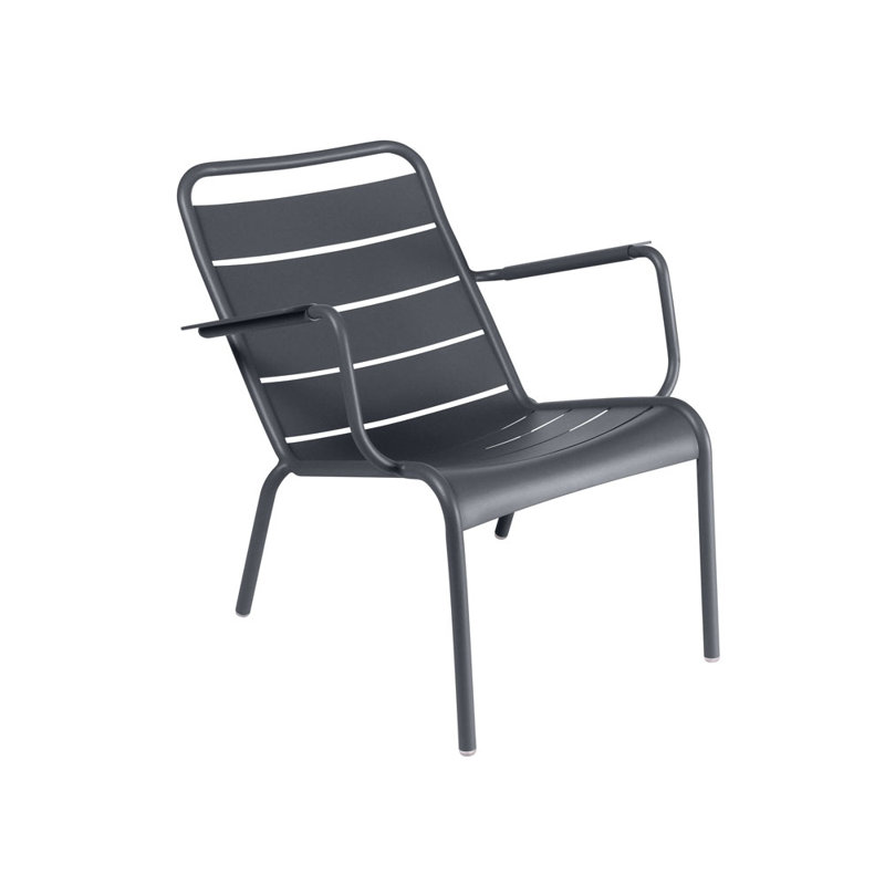 Luxembourg Outdoor Lounge Chair, Anthracite