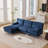 4-Piece 92.1"W Modular Sofa Sectional With Ottoman-1564293372