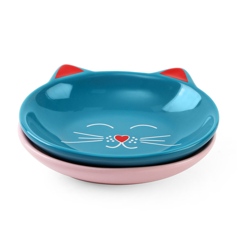 Plats pour chat Oscar, Bleu