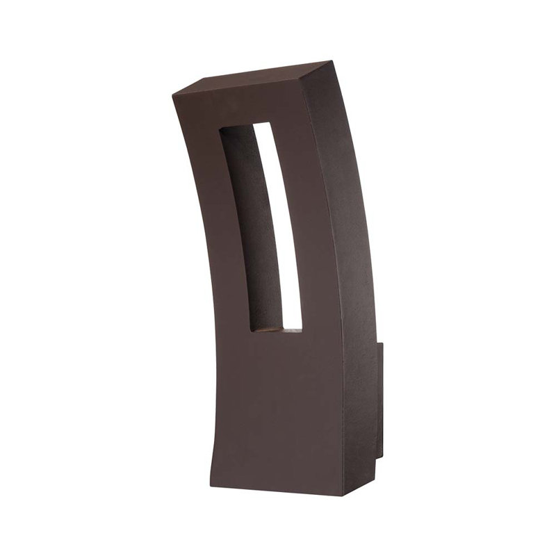 Dawn LED Wall Light, Bronze, 16" H x 13" W x 5.5" D