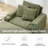 40.8" Corduroy Upholstered Sofa-291059356