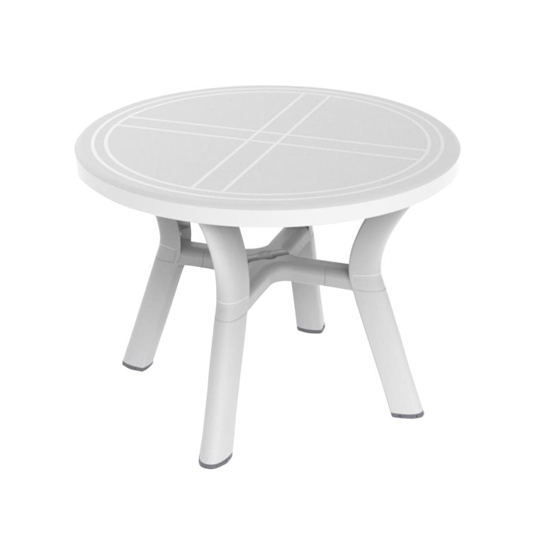 Resol 4 Seater Plastic Dining Table | Wayfair.co.uk