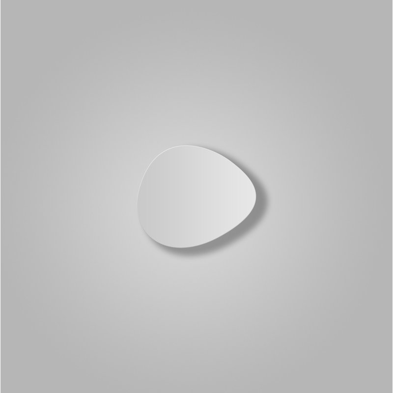 Tria 1 Light LED Dimmable Wall Light, White Satin Lacquer, White Satin Lacquer